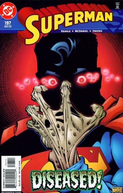 Cover for Superman (DC, 1987 series) #197 [Direct Sales]