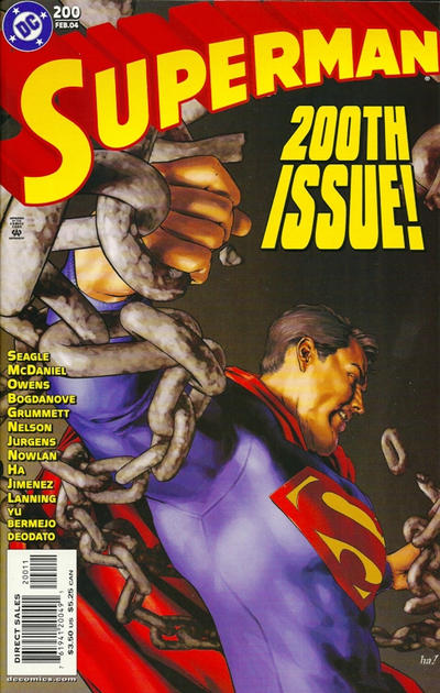 Cover for Superman (DC, 1987 series) #200 [Direct Sales]