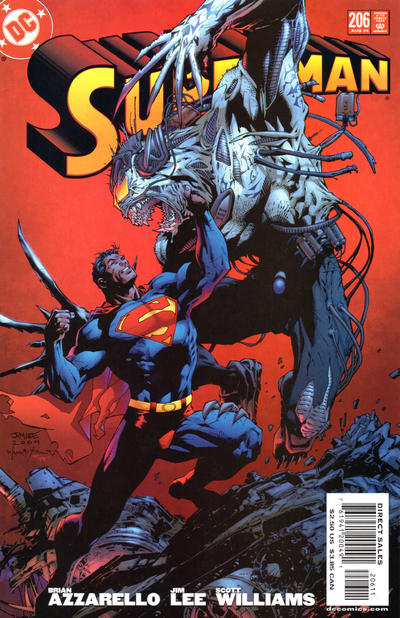 Cover for Superman (DC, 1987 series) #206 [Direct Sales]