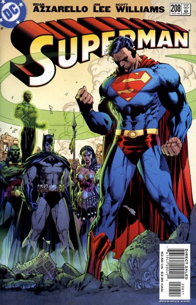 Cover for Superman (DC, 1987 series) #208 [Direct Sales]
