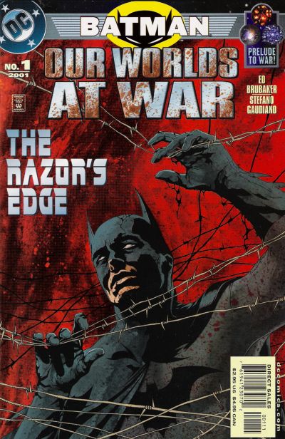 Cover for Batman: Our Worlds At War (DC, 2001 series) #1 [Direct Sales]