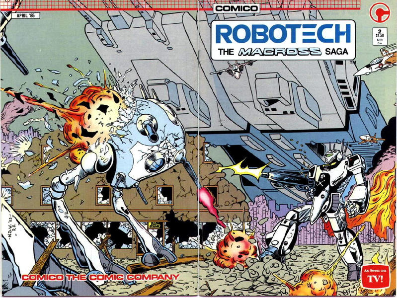 Cover for Robotech: The Macross Saga (Comico, 1985 series) #2
