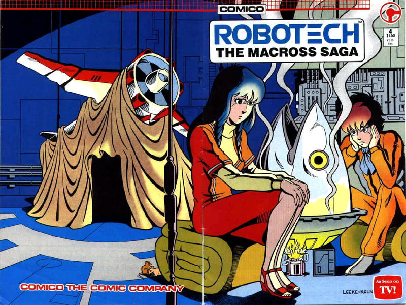 Cover for Robotech: The Macross Saga (Comico, 1985 series) #4