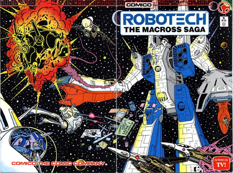 Cover for Robotech: The Macross Saga (Comico, 1985 series) #5