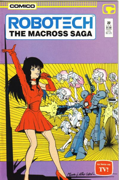 Cover for Robotech: The Macross Saga (Comico, 1985 series) #22
