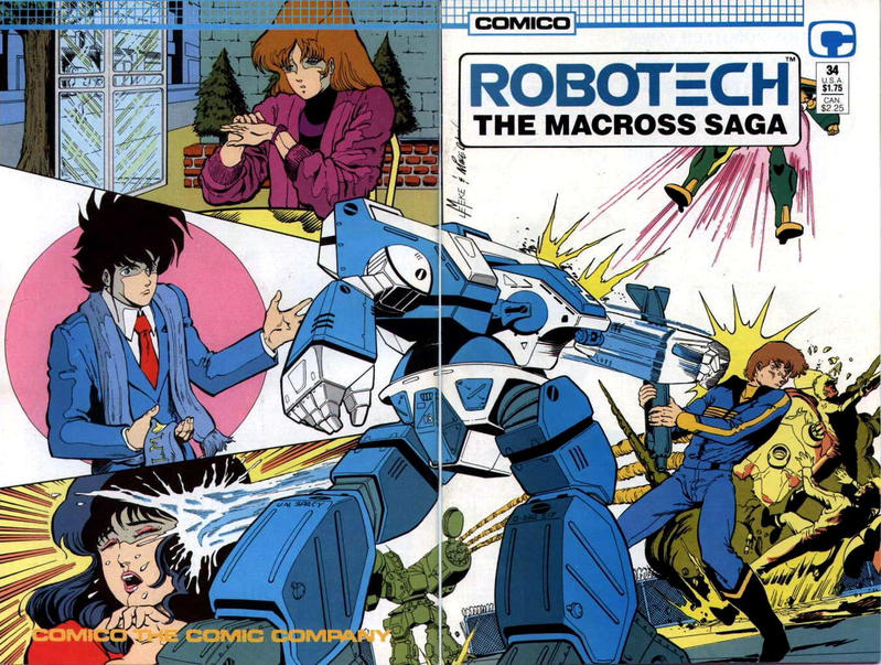 Cover for Robotech: The Macross Saga (Comico, 1985 series) #34