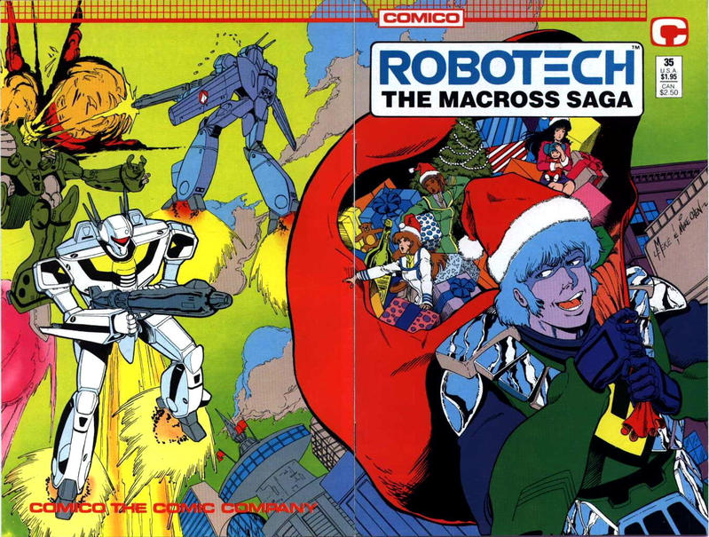 Cover for Robotech: The Macross Saga (Comico, 1985 series) #35