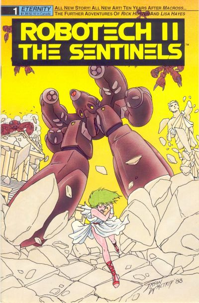 Cover for Robotech II: The Sentinels (Malibu, 1988 series) #1