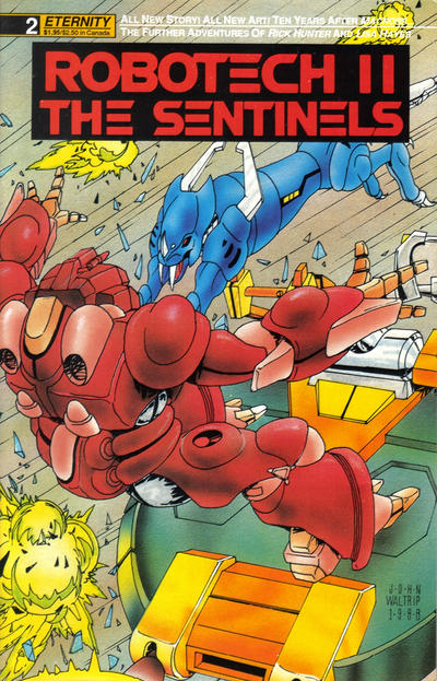 Cover for Robotech II: The Sentinels (Malibu, 1988 series) #2