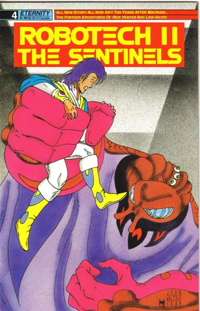 Cover for Robotech II: The Sentinels (Malibu, 1988 series) #4