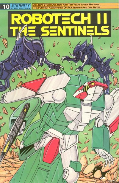 Cover for Robotech II: The Sentinels (Malibu, 1988 series) #10