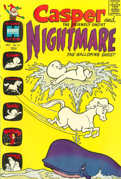 Cover for Casper & Nightmare (Harvey, 1964 series) #14
