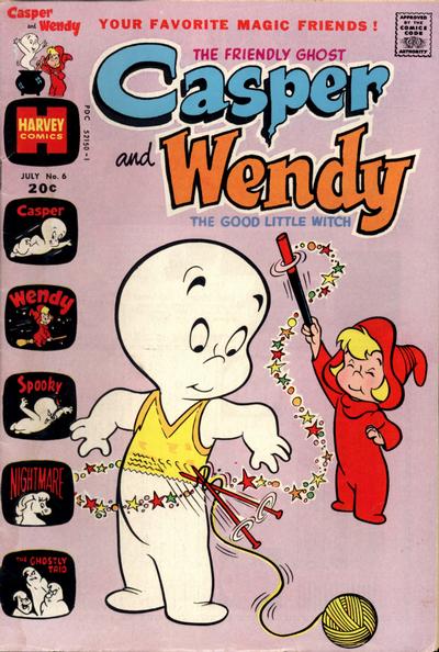 Cover for Casper and Wendy (Harvey, 1972 series) #6