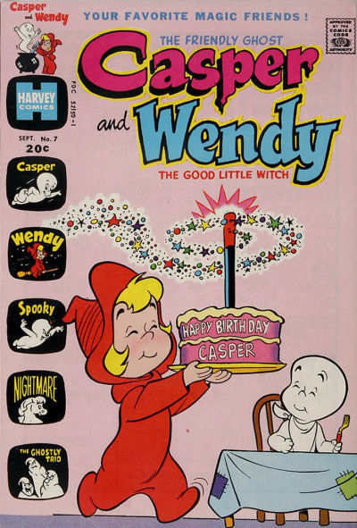 Cover for Casper and Wendy (Harvey, 1972 series) #7