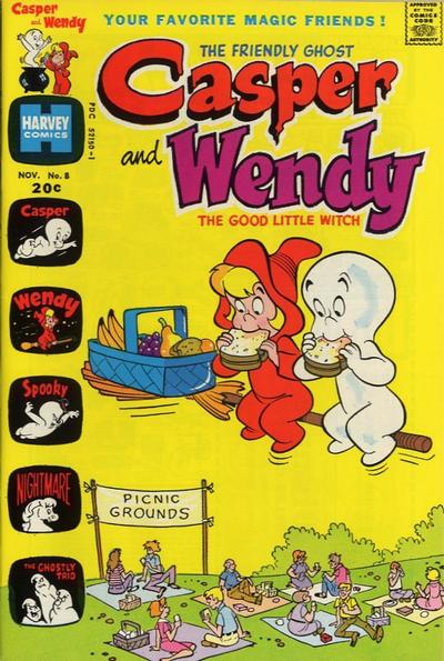 Cover for Casper and Wendy (Harvey, 1972 series) #8