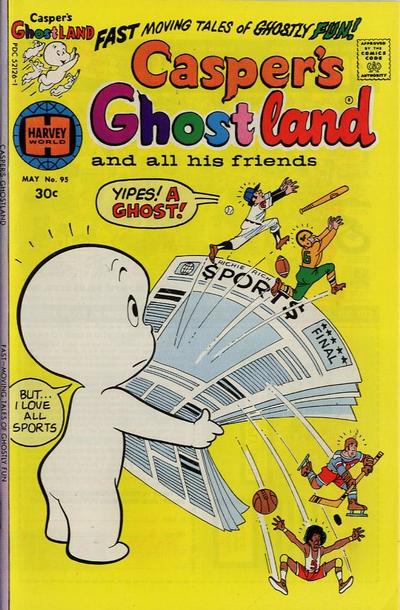 Cover for Casper's Ghostland (Harvey, 1959 series) #95