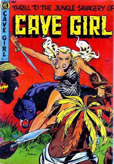 Cover for Cave Girl (Magazine Enterprises, 1953 series) #11 (A-1 #82)