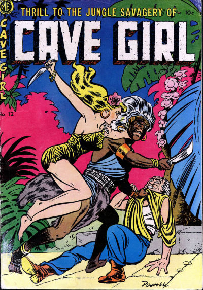 Cover for Cave Girl (Magazine Enterprises, 1953 series) #12 (A-1 #96)