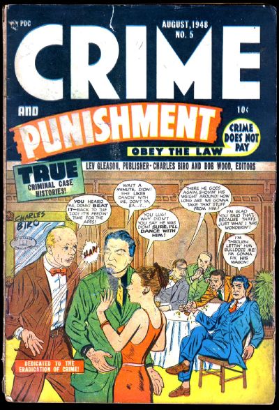 Cover for Crime and Punishment (Lev Gleason, 1948 series) #5