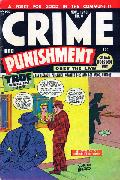 Cover for Crime and Punishment (Lev Gleason, 1948 series) #8