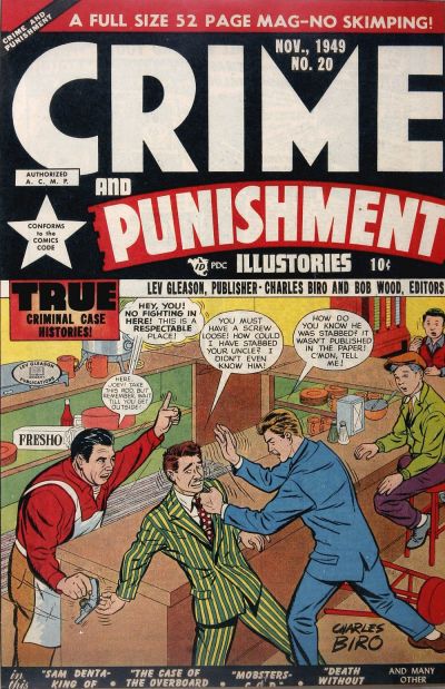 Cover for Crime and Punishment (Lev Gleason, 1948 series) #20