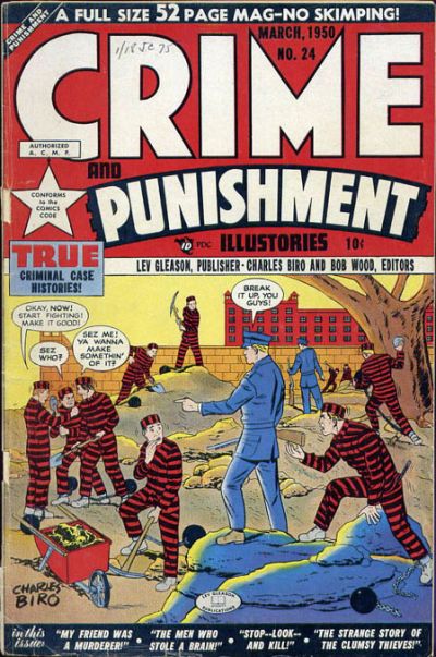 Cover for Crime and Punishment (Lev Gleason, 1948 series) #24