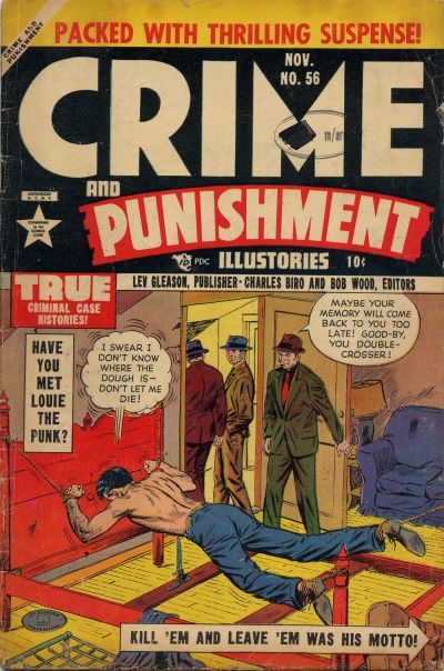 Cover for Crime and Punishment (Lev Gleason, 1948 series) #56