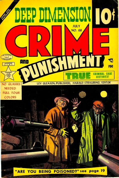Cover for Crime and Punishment (Lev Gleason, 1948 series) #68
