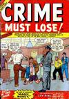Cover for Crime Must Lose (Marvel, 1950 series) #4