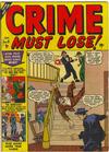 Cover for Crime Must Lose (Marvel, 1950 series) #9