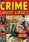 Cover for Crime Must Lose (Marvel, 1950 series) #11