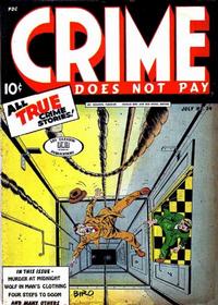 Cover Thumbnail for Crime Does Not Pay (Lev Gleason, 1942 series) #34