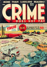 Cover Thumbnail for Crime Does Not Pay (Lev Gleason, 1942 series) #50