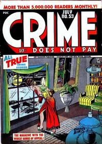 Cover for Crime Does Not Pay (Lev Gleason, 1942 series) #53