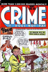 Cover for Crime Does Not Pay (Lev Gleason, 1942 series) #55