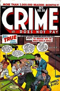 Cover for Crime Does Not Pay (Lev Gleason, 1942 series) #56