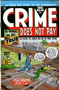 Cover Thumbnail for Crime Does Not Pay (Lev Gleason, 1942 series) #69