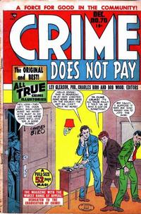 Cover for Crime Does Not Pay (Lev Gleason, 1942 series) #70