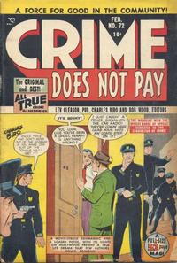 Cover Thumbnail for Crime Does Not Pay (Lev Gleason, 1942 series) #72