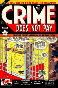 Cover for Crime Does Not Pay (Lev Gleason, 1942 series) #84