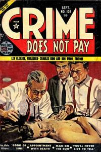 Cover Thumbnail for Crime Does Not Pay (Lev Gleason, 1942 series) #102