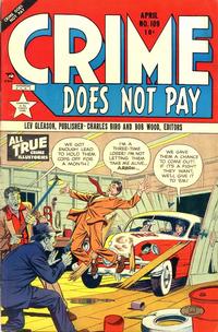 Cover for Crime Does Not Pay (Lev Gleason, 1942 series) #109