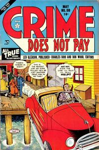 Cover for Crime Does Not Pay (Lev Gleason, 1942 series) #110