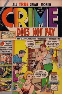 Cover for Crime Does Not Pay (Lev Gleason, 1942 series) #141