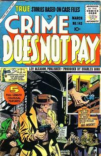 Cover for Crime Does Not Pay (Lev Gleason, 1942 series) #143