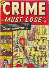 Cover Thumbnail for Crime Must Lose (Marvel, 1950 series) #6