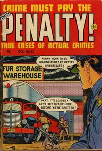 Cover for Crime Must Pay the Penalty (Ace Magazines, 1948 series) #22