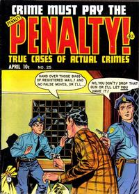 Cover for Crime Must Pay the Penalty (Ace Magazines, 1948 series) #25