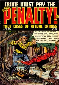Cover for Crime Must Pay the Penalty (Ace Magazines, 1948 series) #31