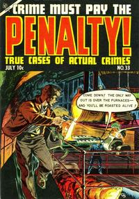 Cover Thumbnail for Crime Must Pay the Penalty (Ace Magazines, 1948 series) #33